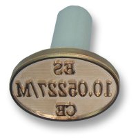 Sello para marcar canales 4,5 x 3cms Sello para marcar canales 4,5 x 3cms