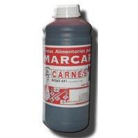 Tinta alimentaria para marcar carne 1L rojo-azul Tinta alimentaria para marcar carne 1L rojo-azul