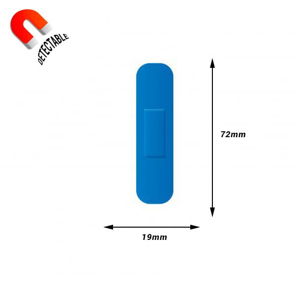 Tiritas detectables 100 uds 72 x 19 mm Tiritas detectables 100 uds 72 x 19 mm