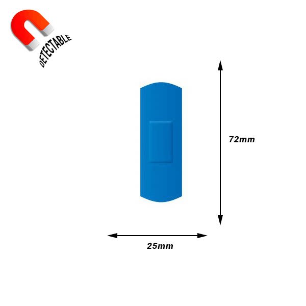 Tiritas detectables 100 uds 72 x 25 mm (2) Tiritas detectables 100 uds 72 x 25 mm (2)