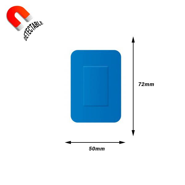 Tiritas detectables 50 uds 72 x 50 mm Tiritas detectables 50 uds 72 x 50 mm