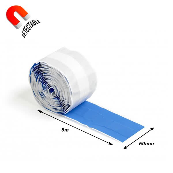 Tiritas detectables en rollo 60 mm x 5 m Tiritas detectables en rollo 60 mm x 5 m