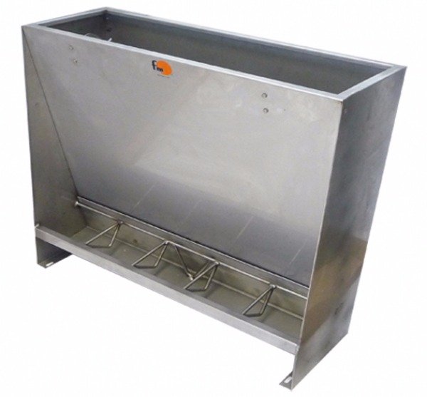 Tolva inox 5 bocas simple Tolva inox 5 bocas simple