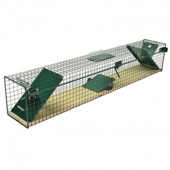 Trampa para animales vivos 100x15x19 cm - 2 Entradas Trampa para animales vivos 100x15x19 cm - 2 Entradas