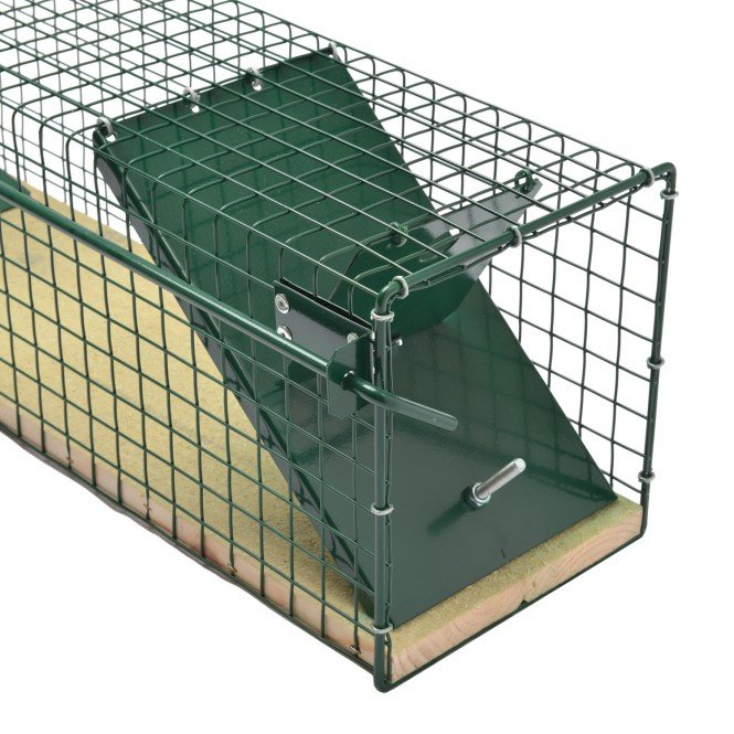 Trampa para animales vivos 100x15x19 cm - 2 Entradas (4) Trampa para animales vivos 100x15x19 cm - 2 Entradas (4)
