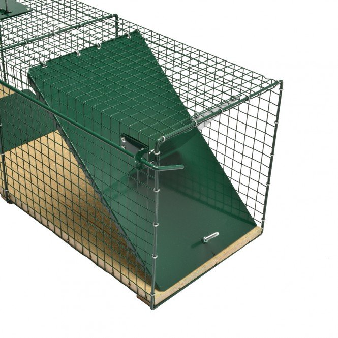 Trampa para animales vivos - Gatos Zorros - 116x28x28cm - 2 Entradas (3) Trampa para animales vivos - Gatos Zorros - 116x28x28cm - 2 Entradas (3)