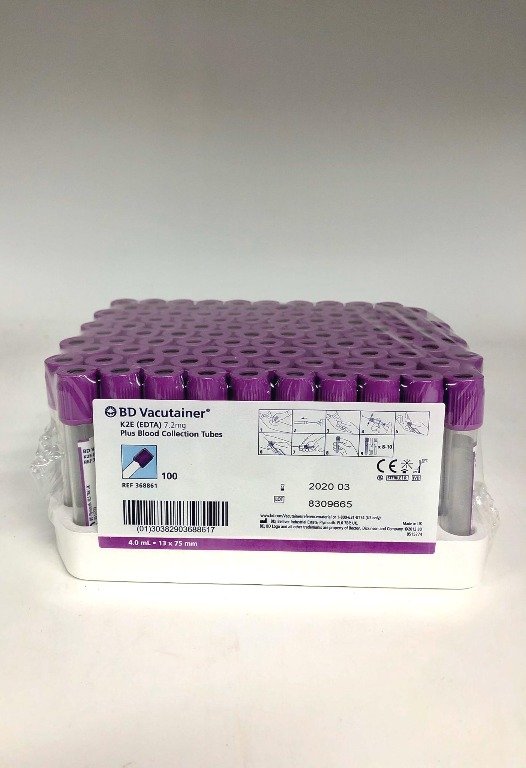 Tubos Vacutainer con EDTA Tubos Vacutainer con EDTA