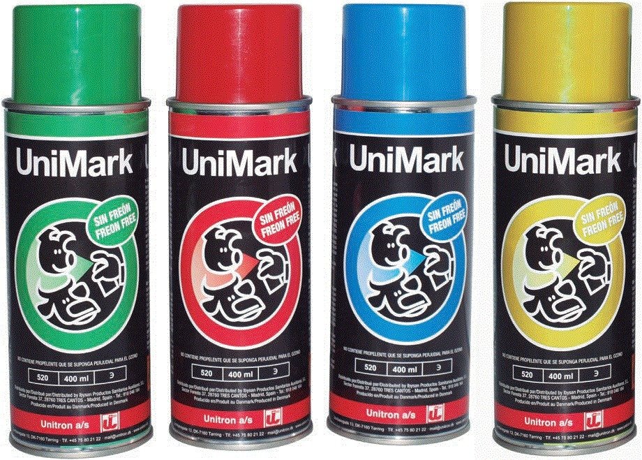 Unimark spray marcador para ganado 400 ml varios colores Unimark spray marcador para ganado 400 ml varios colores